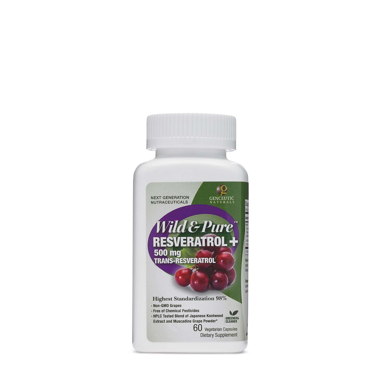 Wild &amp; Pure Resveratrol+ 500 mg | GNC